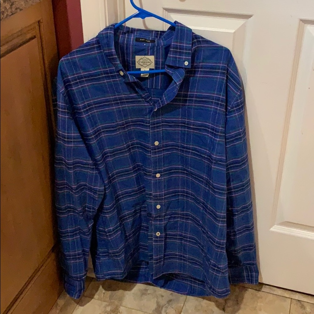 Blue Button Down